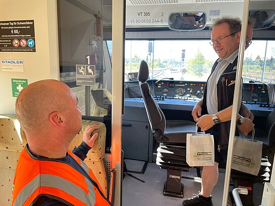 Foto von Mitwirkenden vom Tag der Schiene 2024