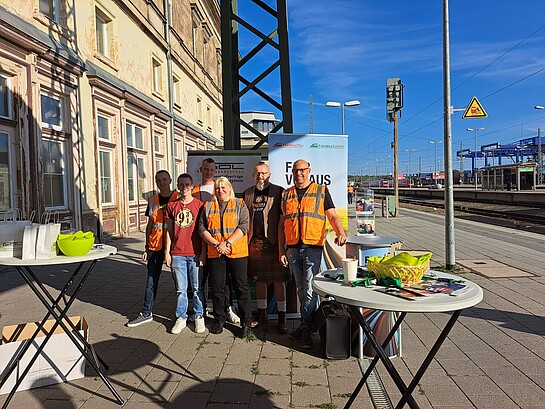 Foto von Mitwirkenden vom Tag der Schiene 2024