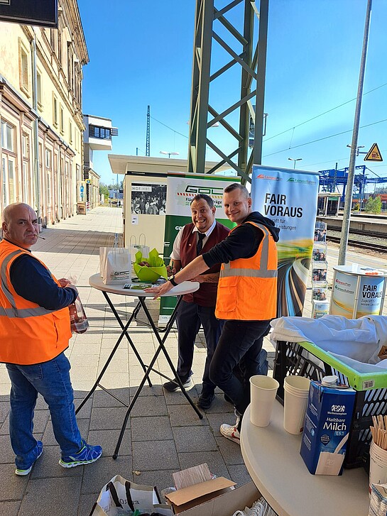 Foto von Mitwirkenden vom Tag der Schiene 2024