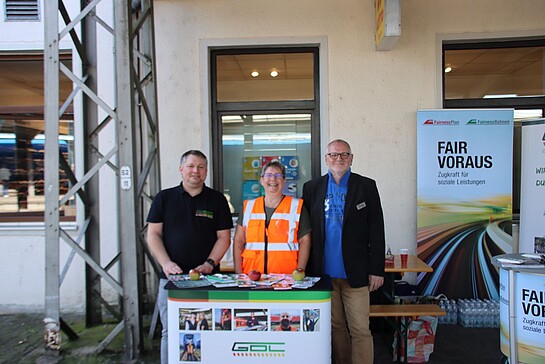 Foto von Mitwirkenden vom Tag der Schiene 2024