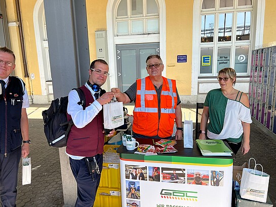 Foto von Mitwirkenden vom Tag der Schiene 2024