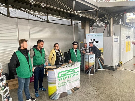 Foto von Mitwirkenden vom Tag der Schiene 2024