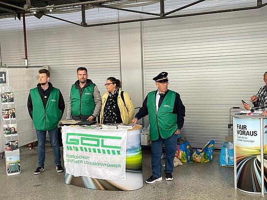 Foto von Mitwirkenden vom Tag der Schiene 2024