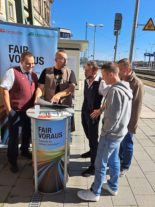 Foto von Mitwirkenden vom Tag der Schiene 2024