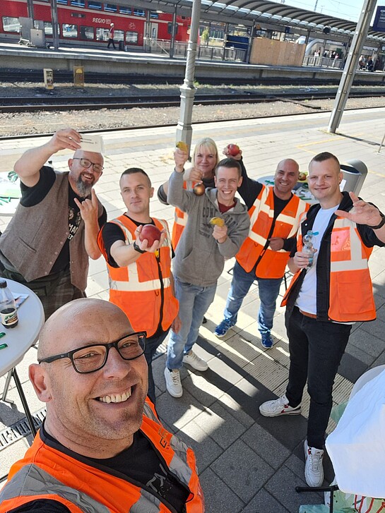 Foto von Mitwirkenden vom Tag der Schiene 2024