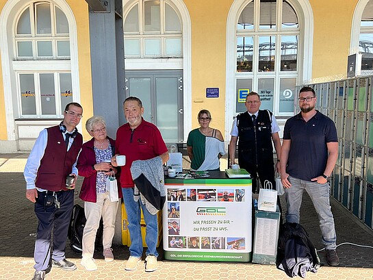 Foto von Mitwirkenden vom Tag der Schiene 2024