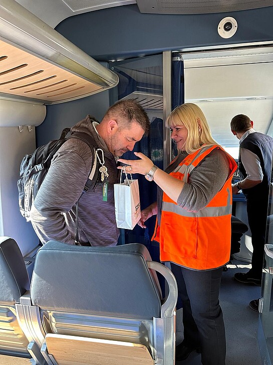 Foto von Mitwirkenden vom Tag der Schiene 2024